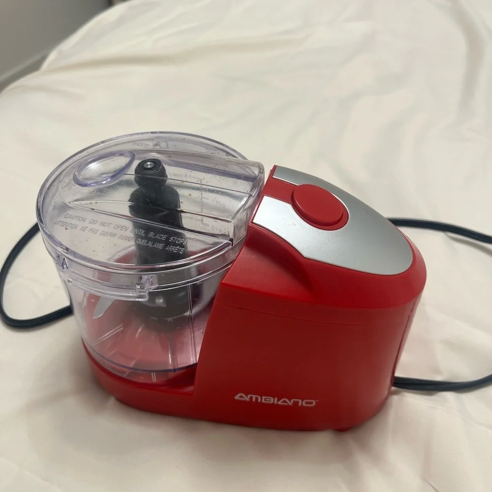 Red Electric Food Chopper